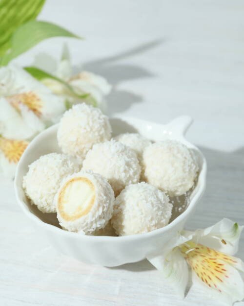 Mango coconut White Chocolate Truffle